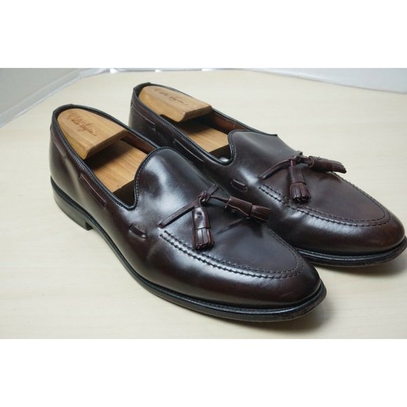 Allen Edmonds Other - Allen Edmonds Grayson Shell Cordovan Model 8287 Tassle Loafers Sz 11B